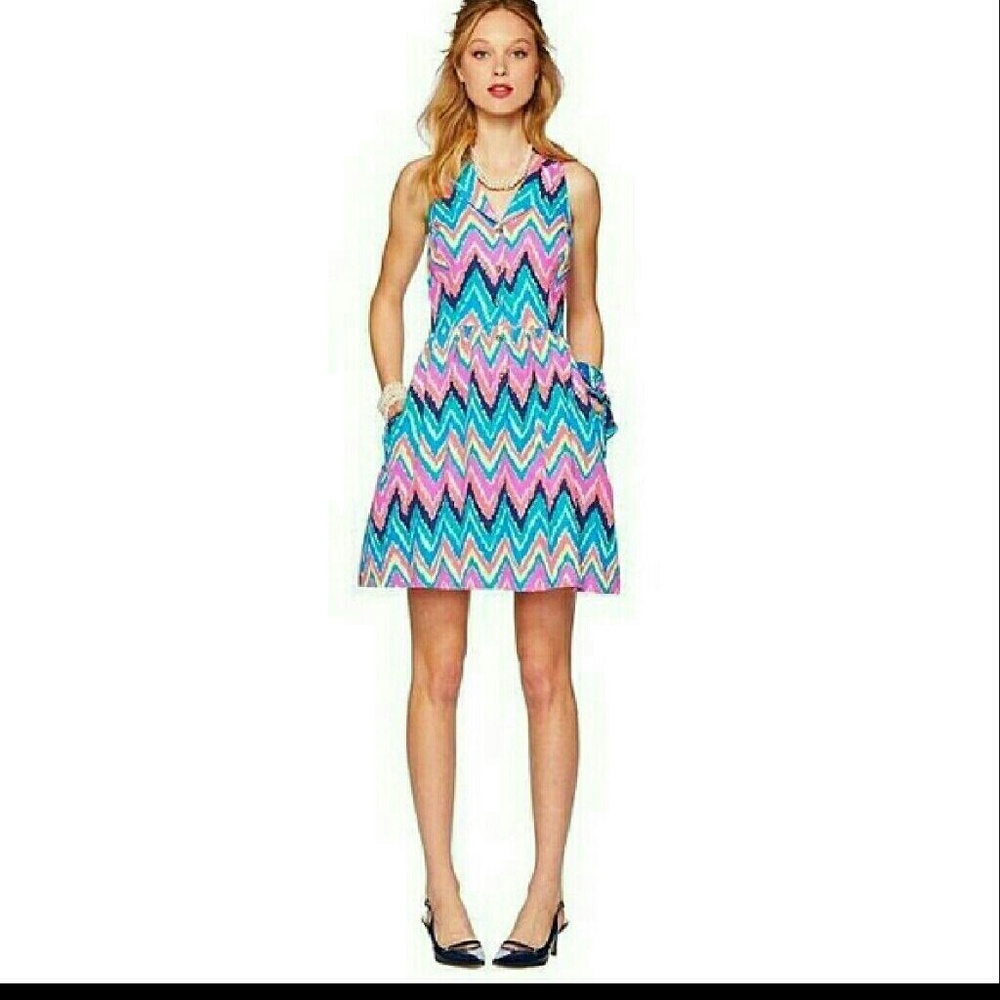BNWT LillyP Sherlynn Dress MultiHeartsAFlutter
